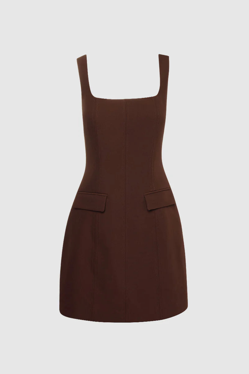 Matisse Mini Dress Choc