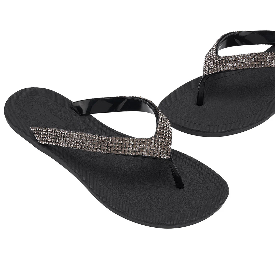 Holster Alice Glitter Thongs Black