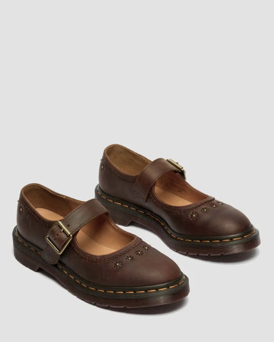Dr Martens Mary Jane Flower Crazy Horse